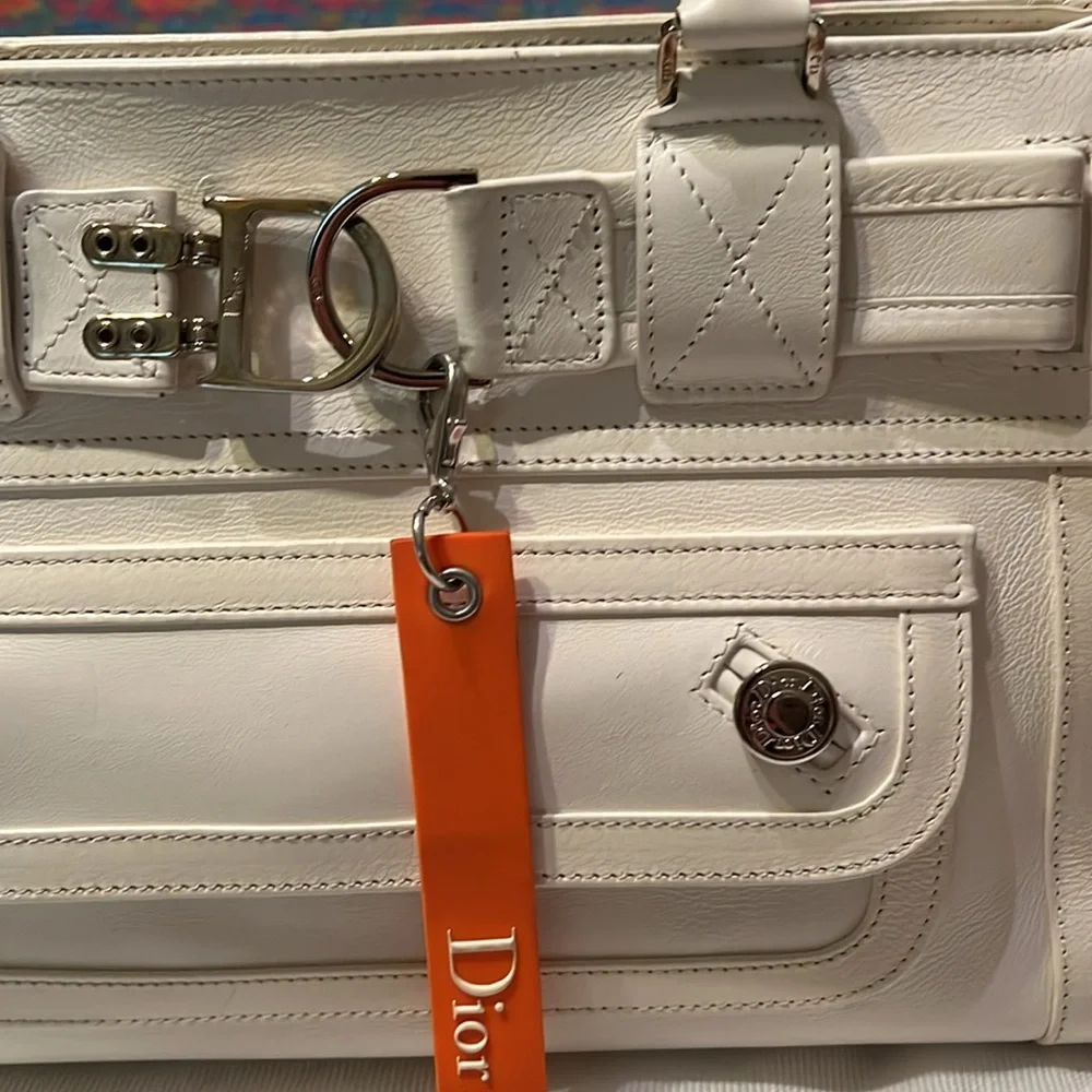 FLASH SALE🔥🔥EXCELLENT CONDITION💕BEAUTIFUL💗 VINTAGE CHRISTIAN DIOR FLIGHT BAG💗💗💗 - Picture 12 of 16